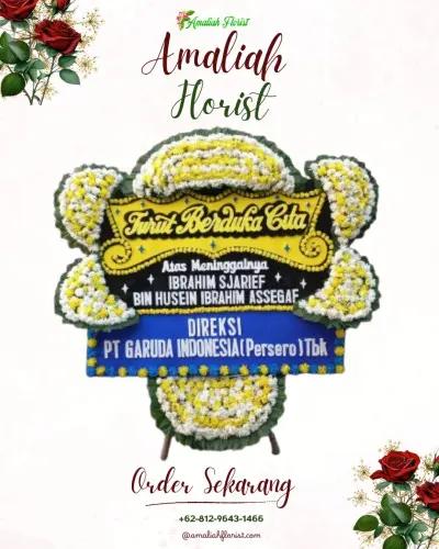 Papan Bunga Duka di Sukoreno